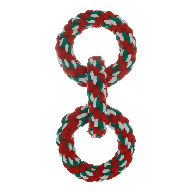 Territory Holiday Dog Toy Ring Braided Tug Large 2024