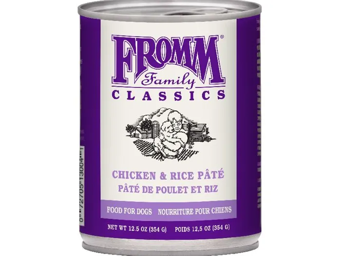 Fromm Dog Classic Chkn Rice Pate Can 12.2-oz 12/cs