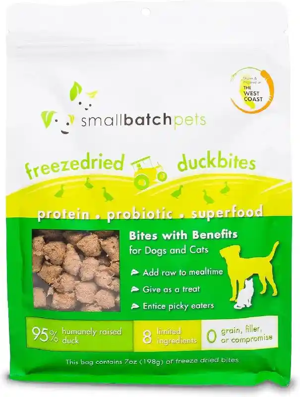 Small Batch Pets FD Bites - Duck 7oz
