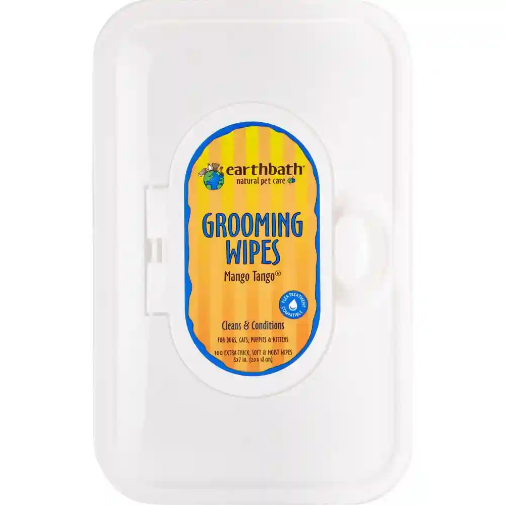 Earthbath Wipes Mango Tango 100-ct