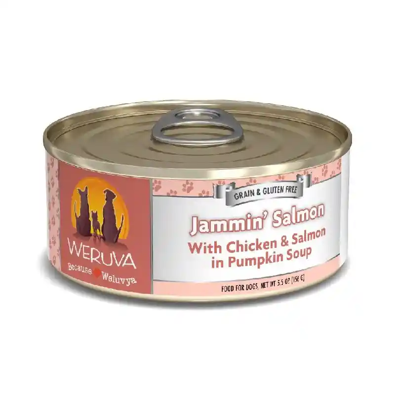 Weruva Jammin' Salmon Canned Dog Food 5.5oz