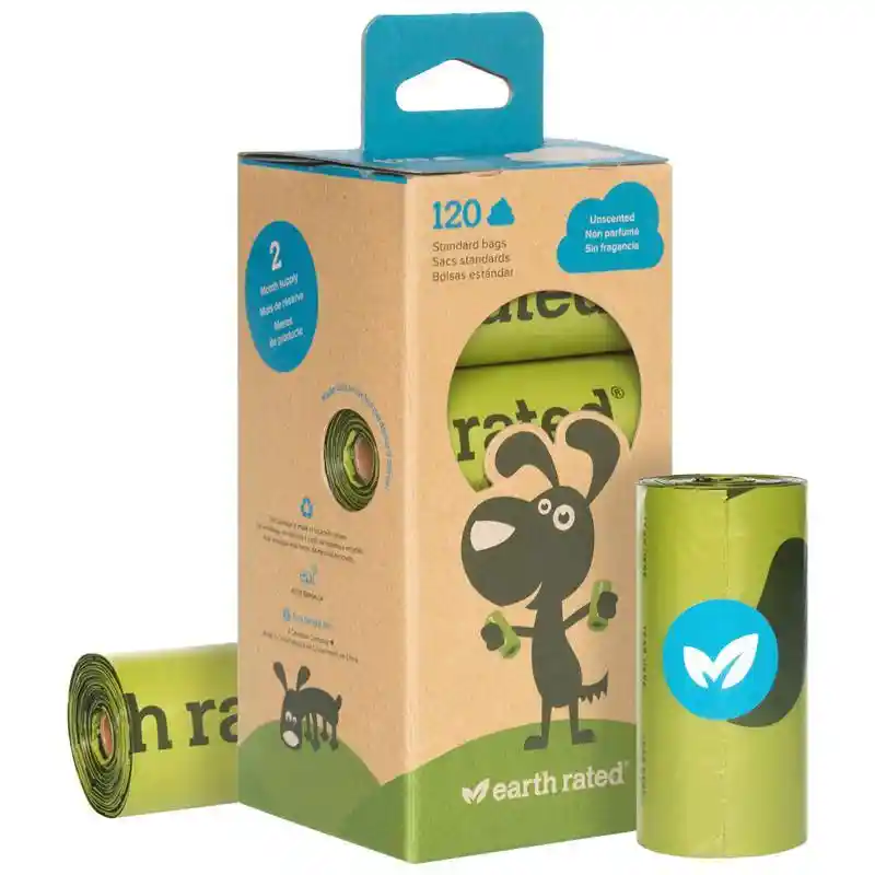 Earth Rated Poop Bags - Unscented 8pk