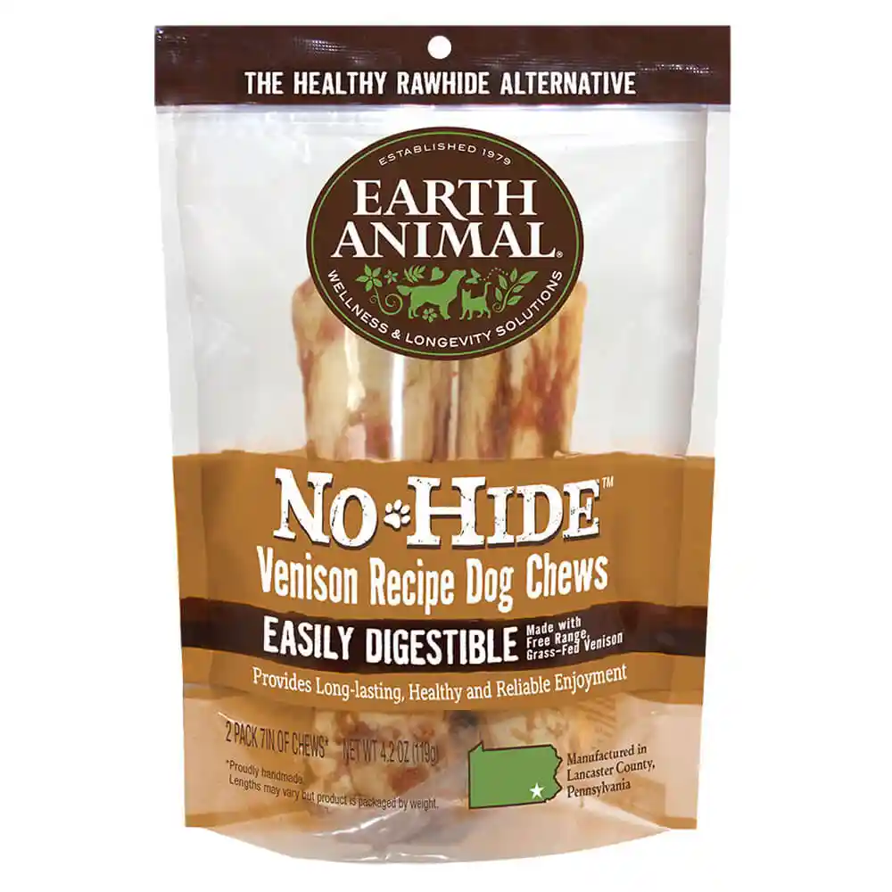 Earth Animal No Hide Venison 7" 2pk