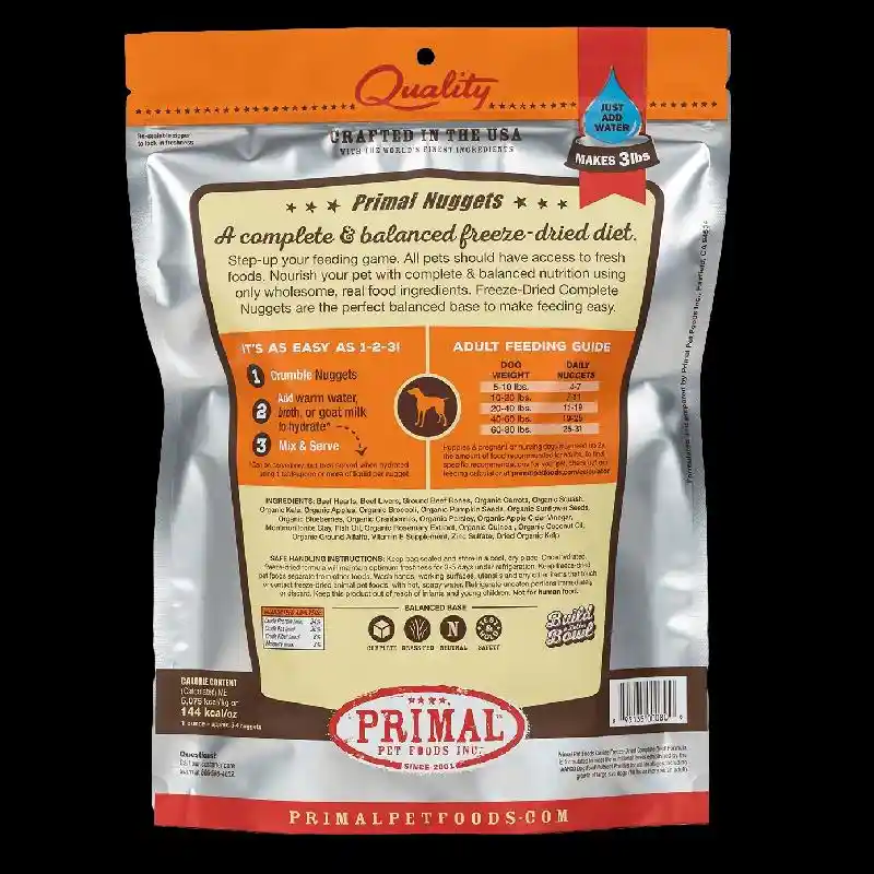 Primal FD Dog Food Bf 5.5-oz
