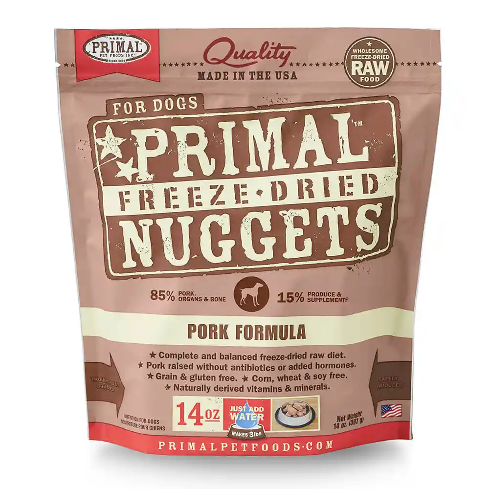 Primal FD Dog Food Pork 14-oz