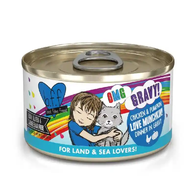 BFF OMG Can Chicken & Pumpkin Love Munchkin 2.8-oz