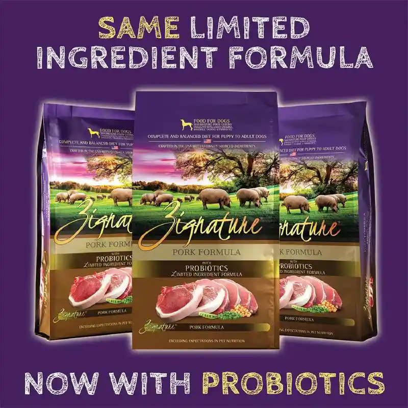 Zignature Dog Food Pork 25#