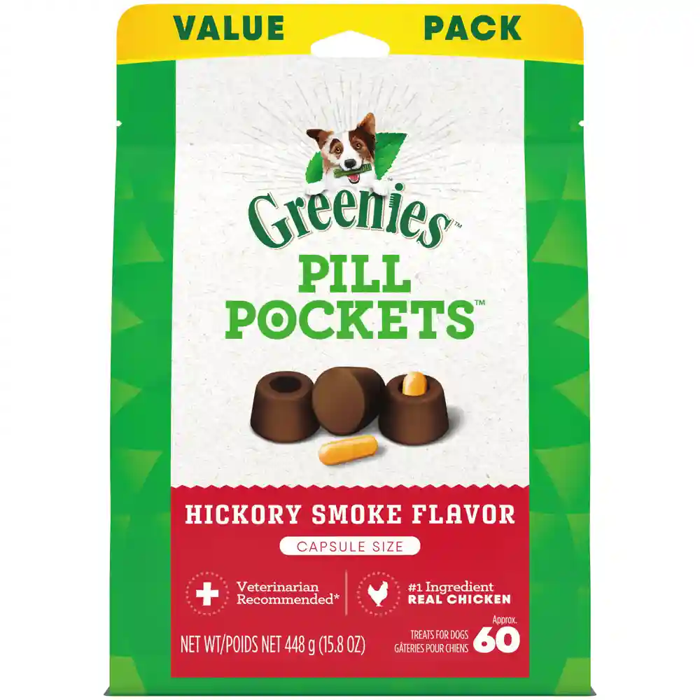 Greenies Pill Pockets Capsules Hickory 15.8-oz