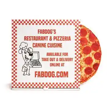 Fab Dog Super Squeaker Pizza 10"