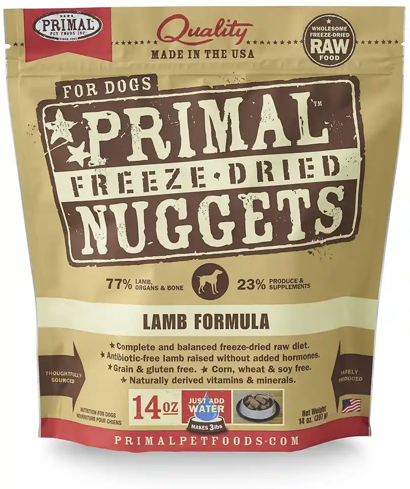 Primal FD Dog Food Lamb 14-oz