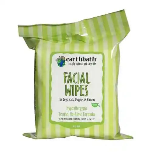 Earthbath Facial Wipes 25 Ct