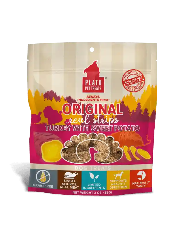 Plato EOS Dog Treats Turk/Swt 6-oz