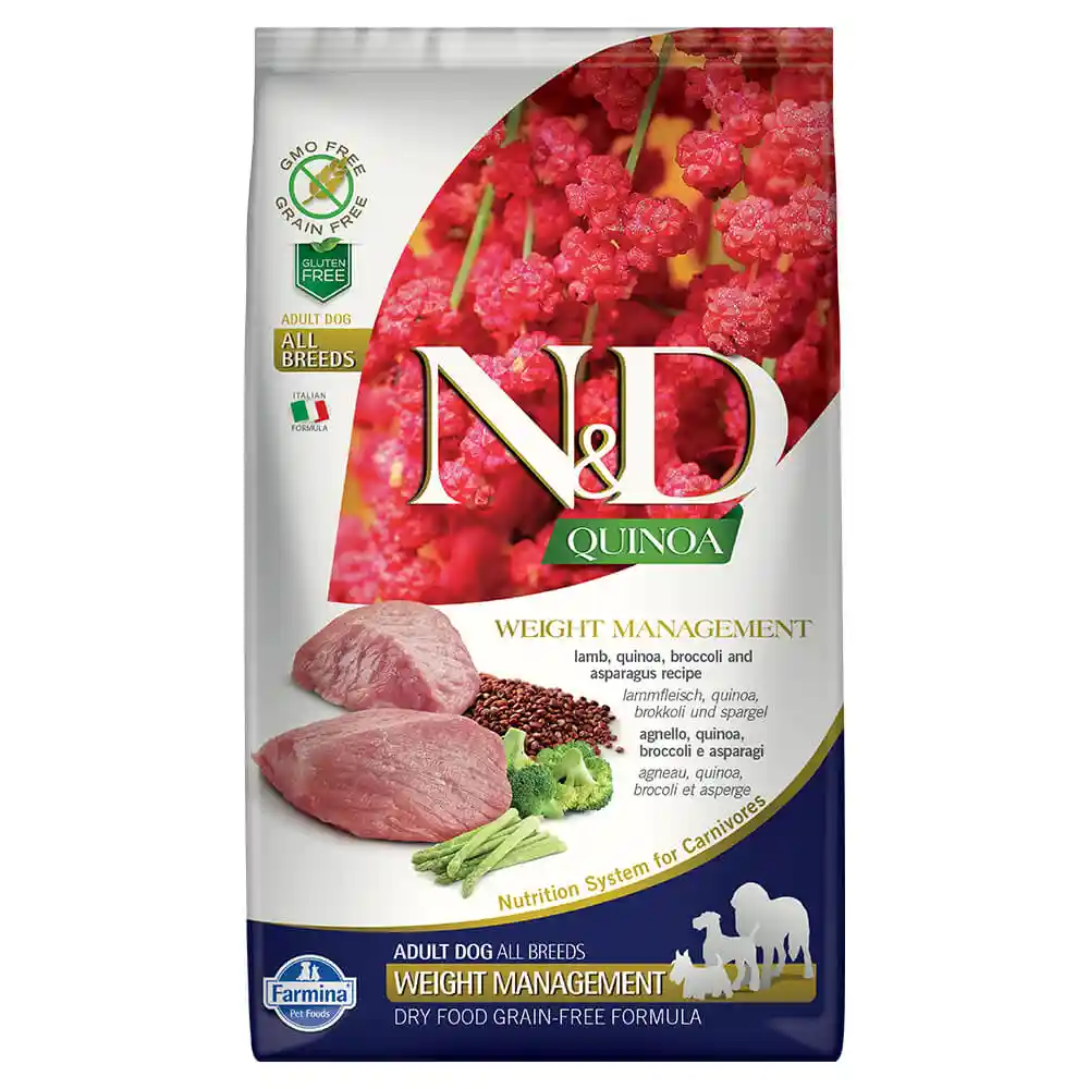 N & D Quinoa and Lamb Weight Management Dog 15.4#
