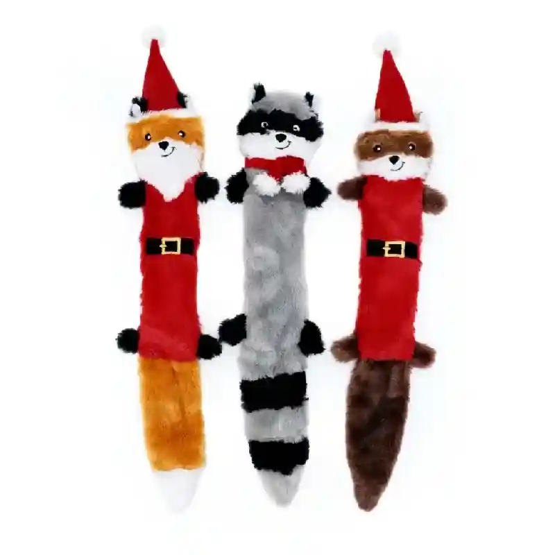 Zippy Paws Holiday Skinny Peltz 3-pack