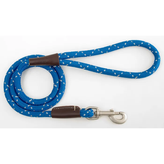 Mendota Snap Lead 1/2" x 6' Night-Viz Blue