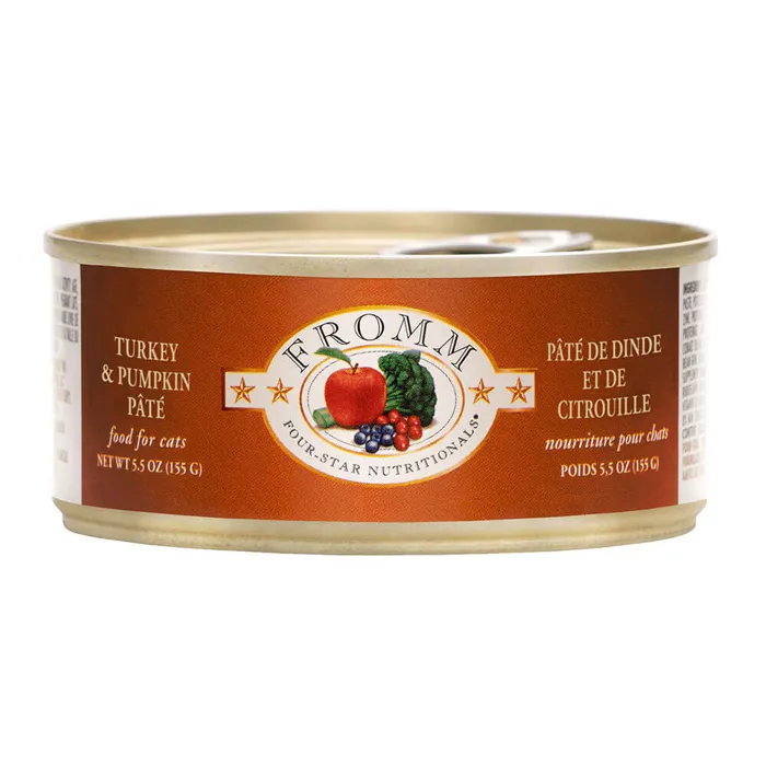 Fromm Gold Can Food Cat Trky/Pmpkn 5-oz
