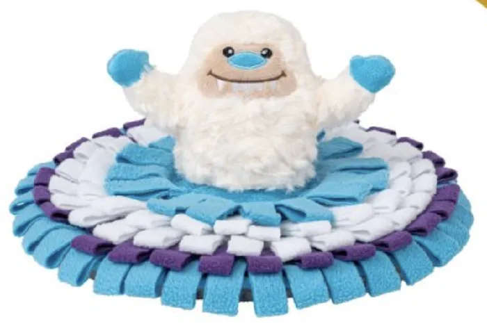 Territory Holiday Yeti Snuffle Mat Dog Toy