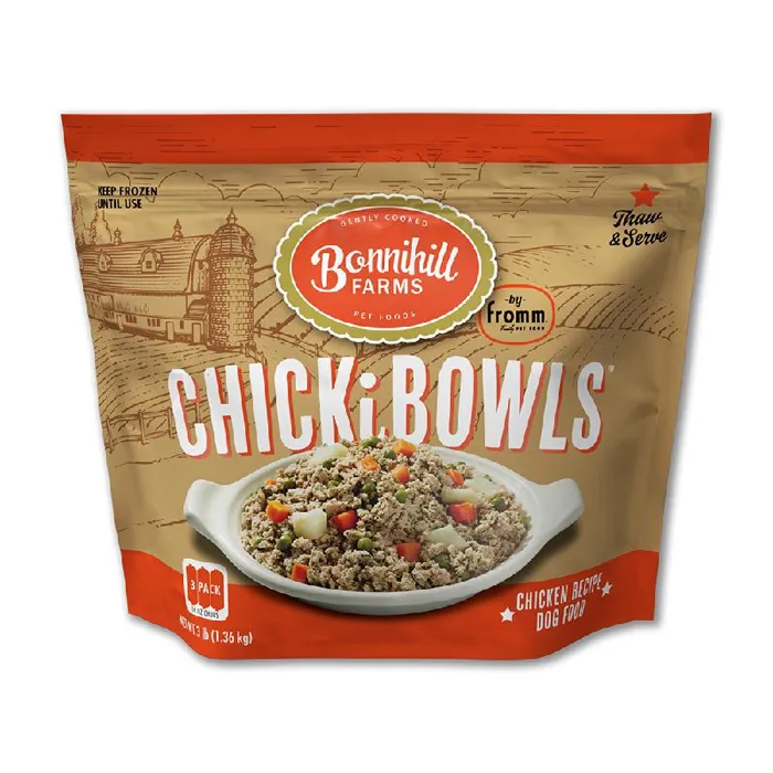 Fromm Bonnihill 16 Oz Dog Frozen Chickibowls Chicken Gc 3/bg