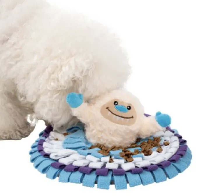 Territory Holiday Yeti Snuffle Mat Dog Toy