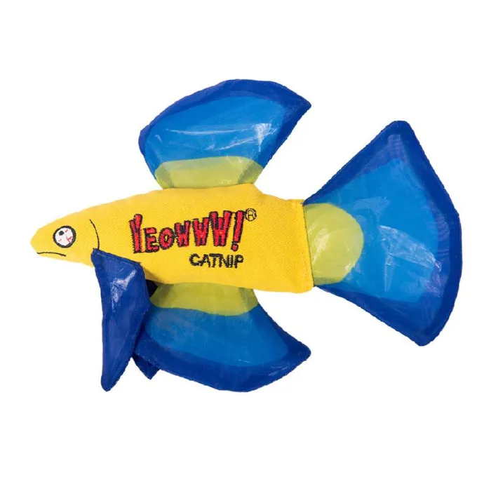 Yeowww Catnip Mo Betta Fish Blue