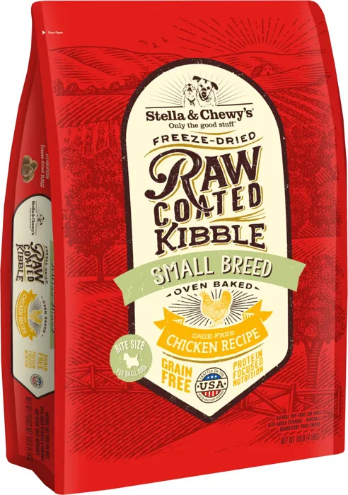Stella & Chewy's Raw Coated Kibble Small Breed Chicken 10-lb side view