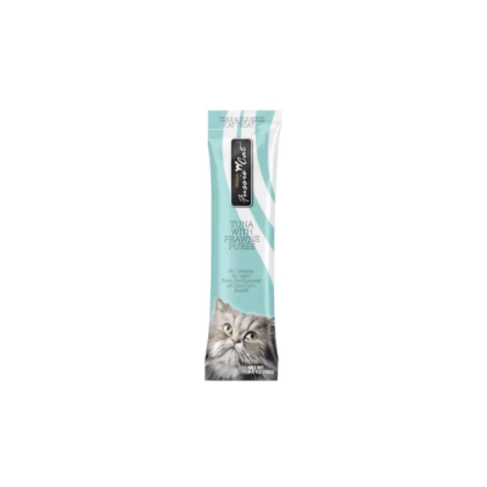 Fussie Cat Premium Gf Tuna & Prawns Puree 2 Oz
