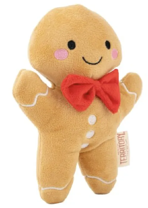 Gingerbread Cookie Plush Sqker Pt368y Territory 72/cs