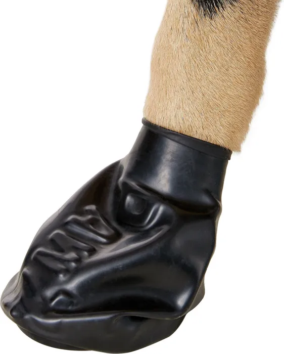 Pawz Rubber Dog Boots Blk Small
