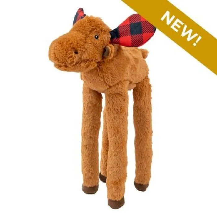 Tall Tails Holiday Moose Gangly Plush Dog Toy