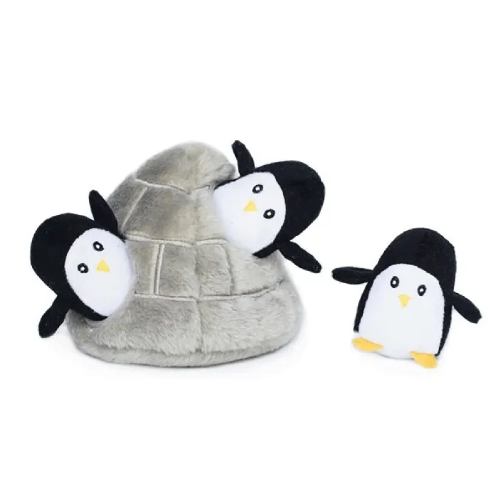 Zippy Paws Holiday Penguin Cave Burrow