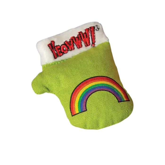 Yeowww! Kitten Mittens Catnip Toy Green