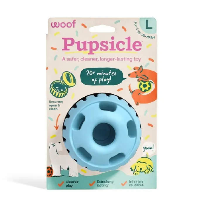 Woof Toy Pupsicle Birthday Party Blue Large
