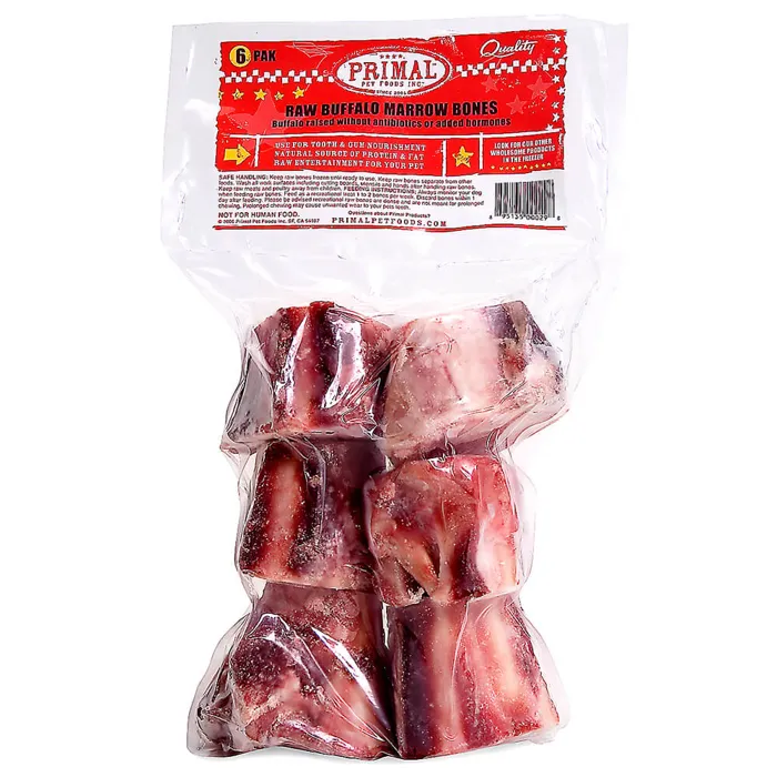 Primal Raw Bones Buffalo 2" - 6pk