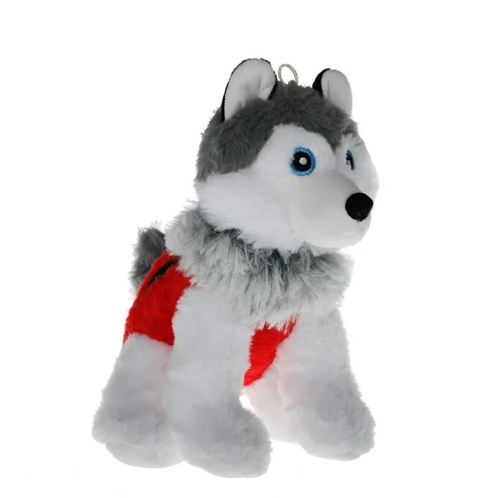 Tall Tails Holiday Husky Squeaker Dog Toy