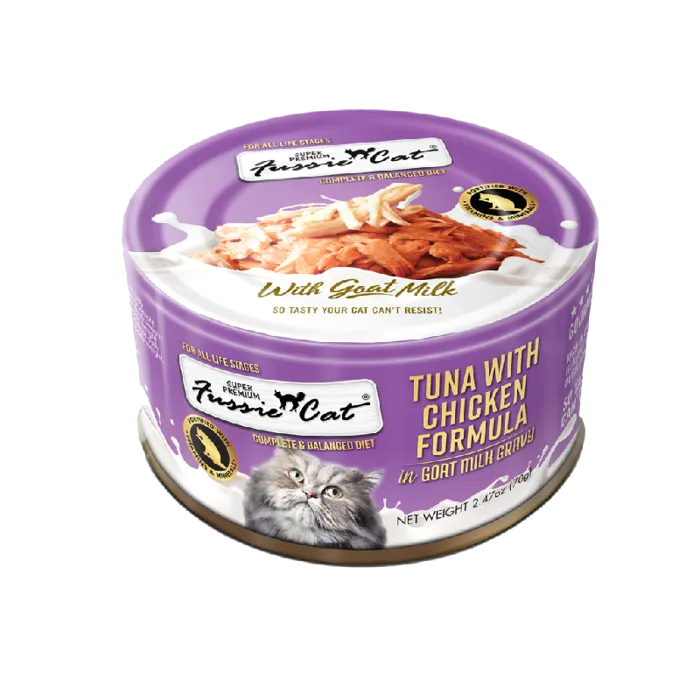 Fussie Cat Gf Tuna Chicken Goat Milk Can 2.47-oz
