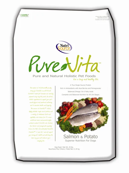 Nutrisource Purevita Dog Salmon & Kale 4#