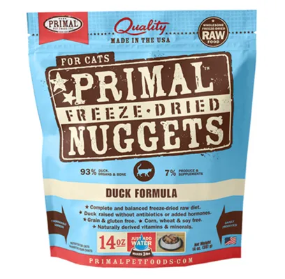 Primal FD Cat Food Duck Cat 14-oz