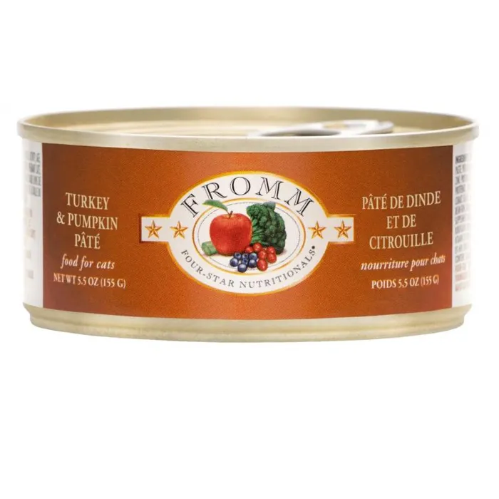 Fromm Gold Can Food Cat Trky/Pmpkn 5-oz