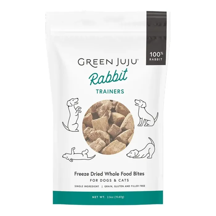 Green Juju Freeze Dried Rabbit Trainers 2.5-oz
