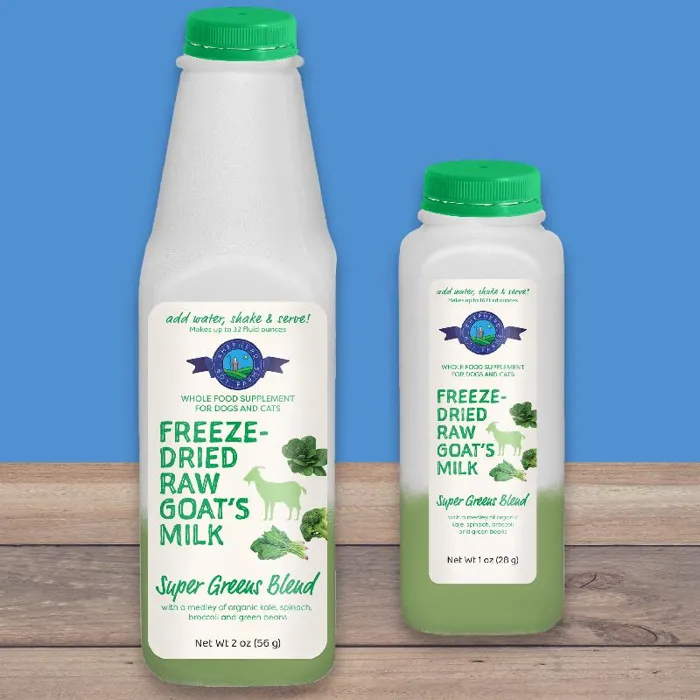 Shepherd Boy Farms Fd Raw Goats Milk Green Blend 1