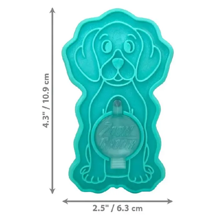 Kong ZoomGroom Bubbles Dog Brush Blue Large
