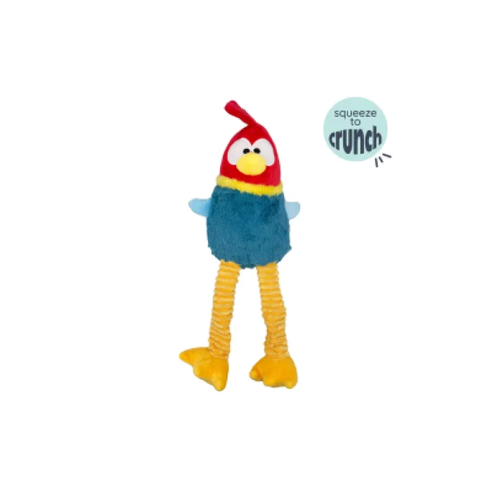 Huxley & Kent Dog Toy Lankies Red Rooster Small
