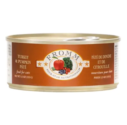 Fromm Gold Can Food Cat Trky/Pmpkn 5-oz