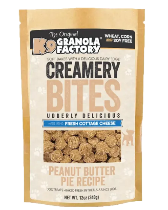 K9 Granola Creamery Bites Peanut Butter Pie 12oz