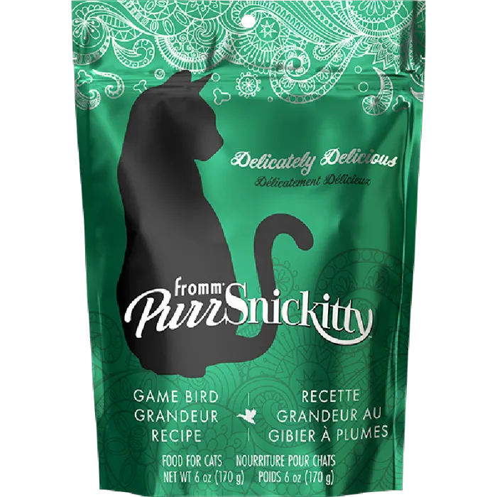 Fromm Cat Food Purrsnickitty Game Bird 6oz