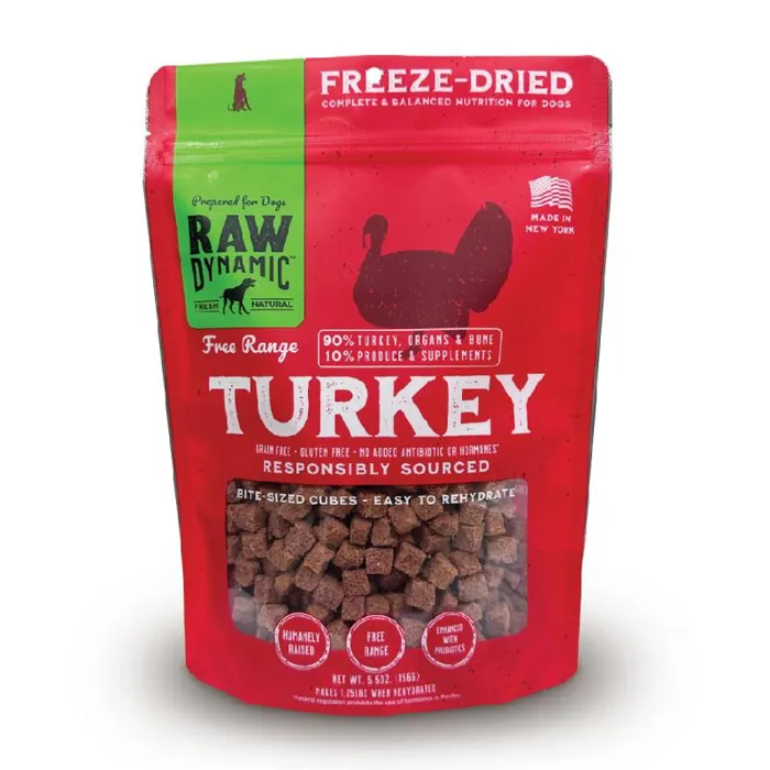 Raw Dynamic Dog FD Turkey 5.5 oz