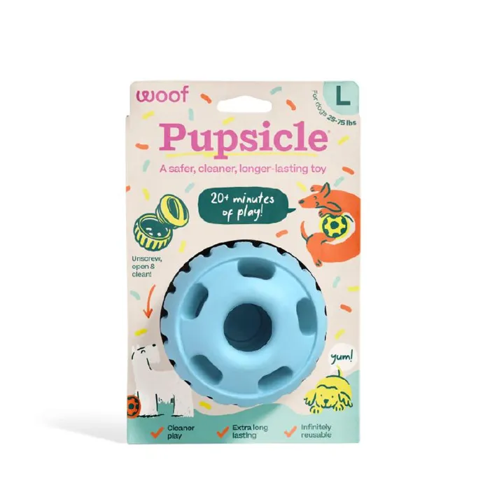 Woof Toy Pupsicle Birthday Party Blue Large