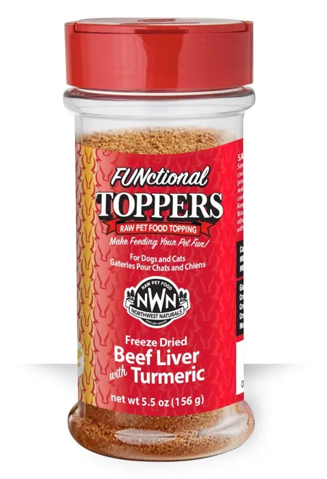 NWN Toppers Beef Liver & Turmeric 4.5-oz