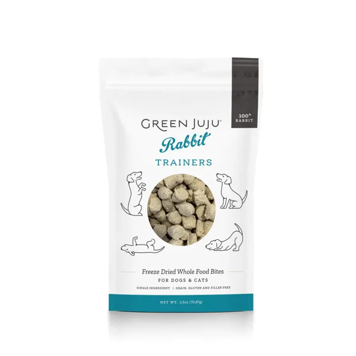 Green Juju Freeze Dried Rabbit Trainers 2.5-oz